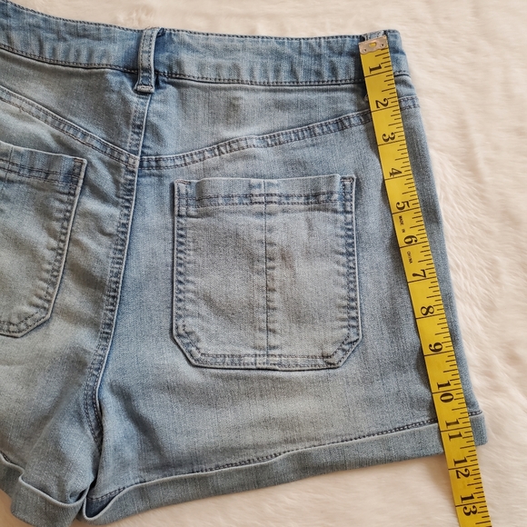 Button Fly Stretch Shorts* - Picture 12 of 13